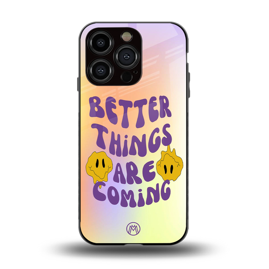 optimism back phone cover | glass case for iphone 15 pro