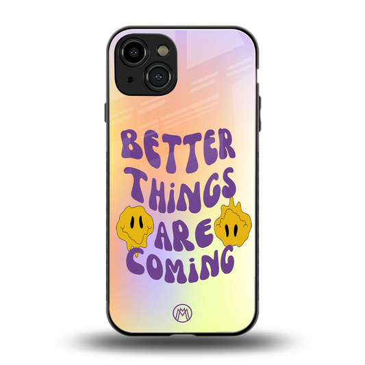 optimism back phone cover | glass case for iphone 15