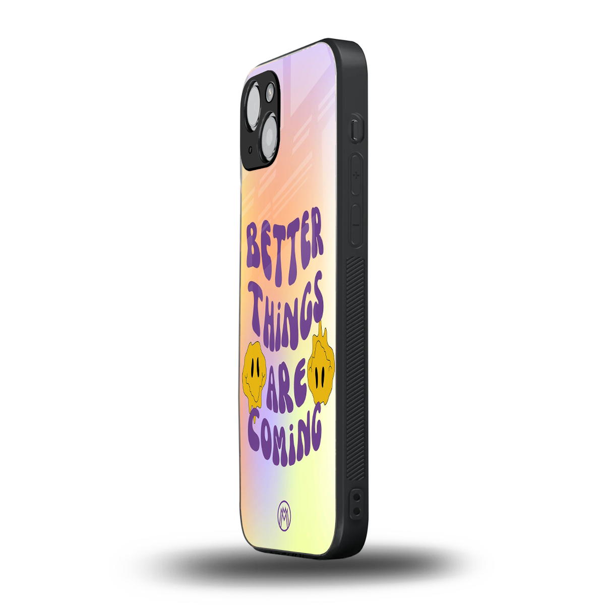 optimism back phone cover | glass case for iphone 15
