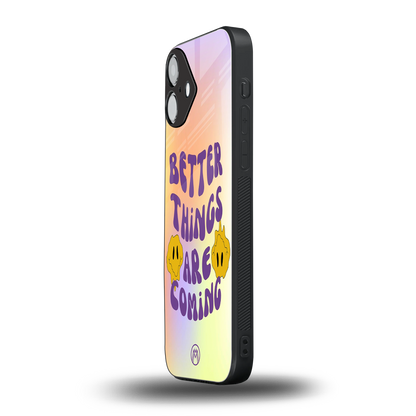 optimism back phone cover | glass case for iphone 16 plus