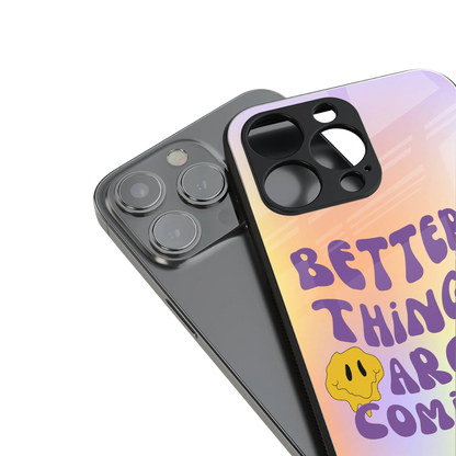 optimism back phone cover | glass case for iphone 13 pro max