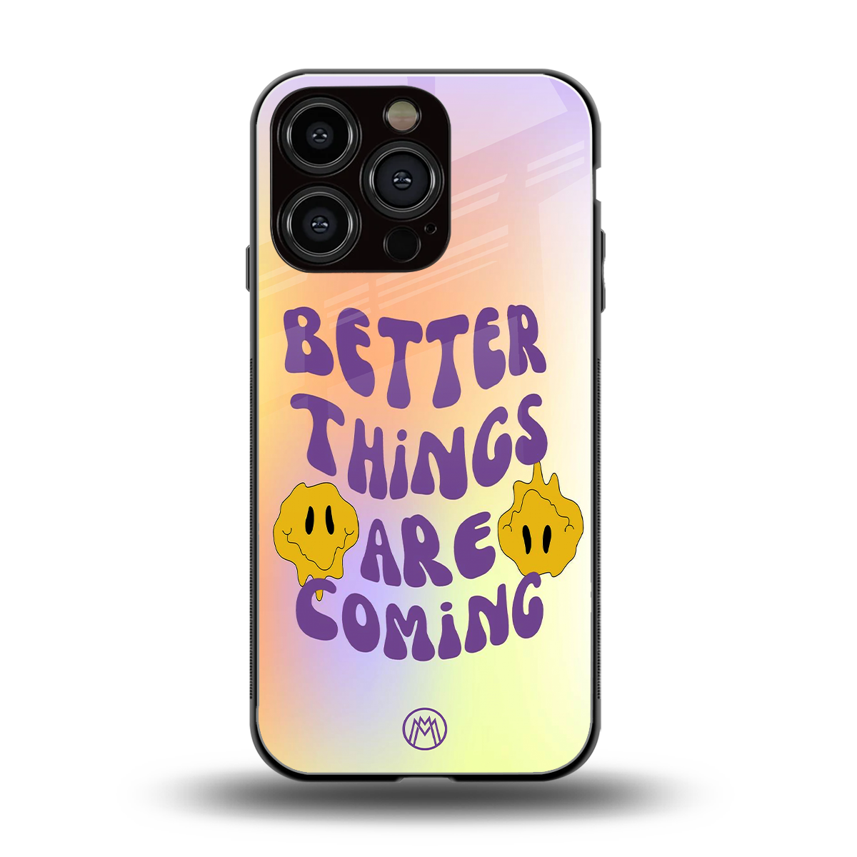 optimism back phone cover | glass case for iphone 16 pro