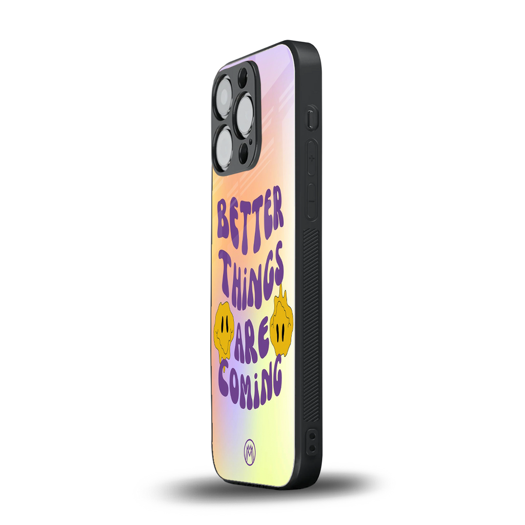 optimism back phone cover | glass case for iphone 16 pro