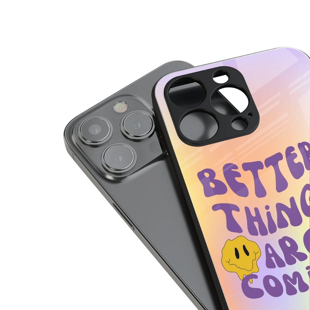 optimism back phone cover | glass case for iphone 16 pro
