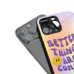 optimism back phone cover | glass case for iphone 16 pro
