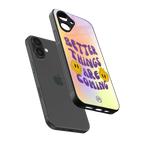 optimism back phone cover | glass case for iphone 16