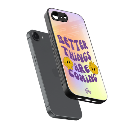 optimism back phone cover | glass case for iphone 16e