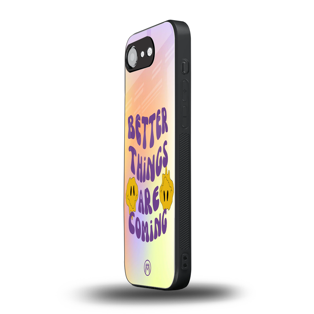 optimism back phone cover | glass case for iphone 16e