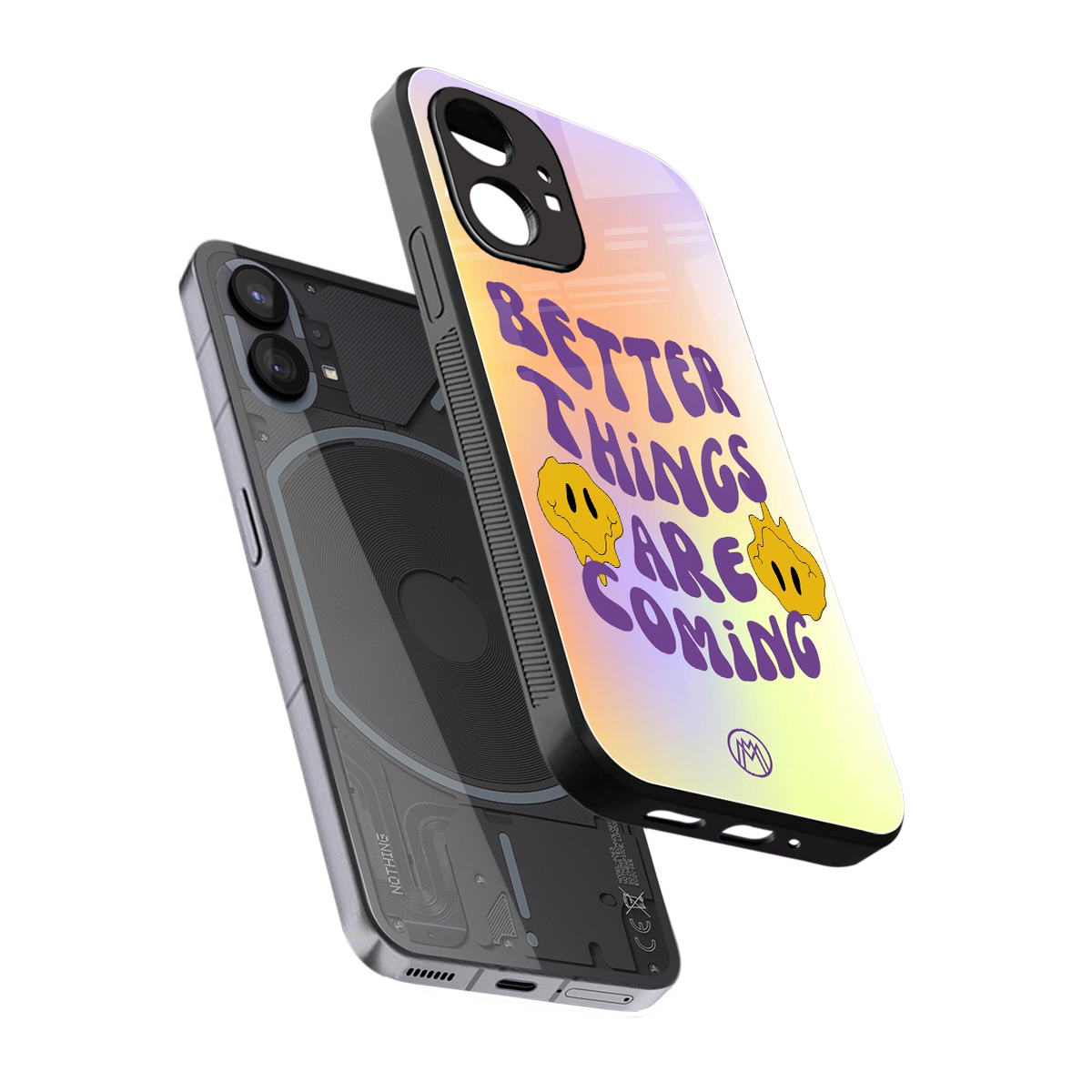 optimism back phone cover | glass case for nothing phone 1