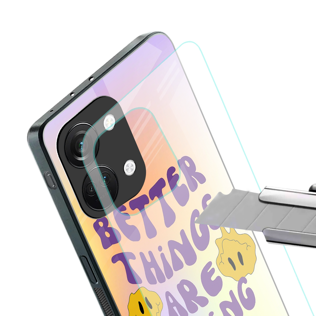 optimism back phone cover | glass case for oneplus nord 3
