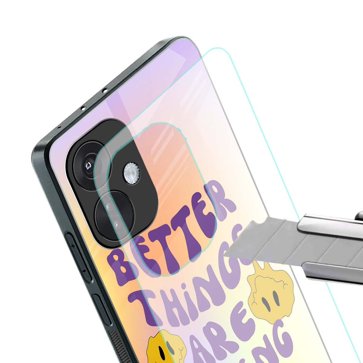 optimism back phone cover | glass case for oneplus nord ce 3