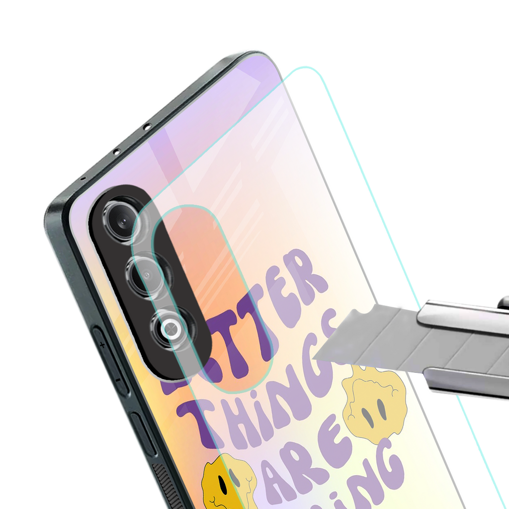optimism back phone cover | glass case for oneplus nord ce 4