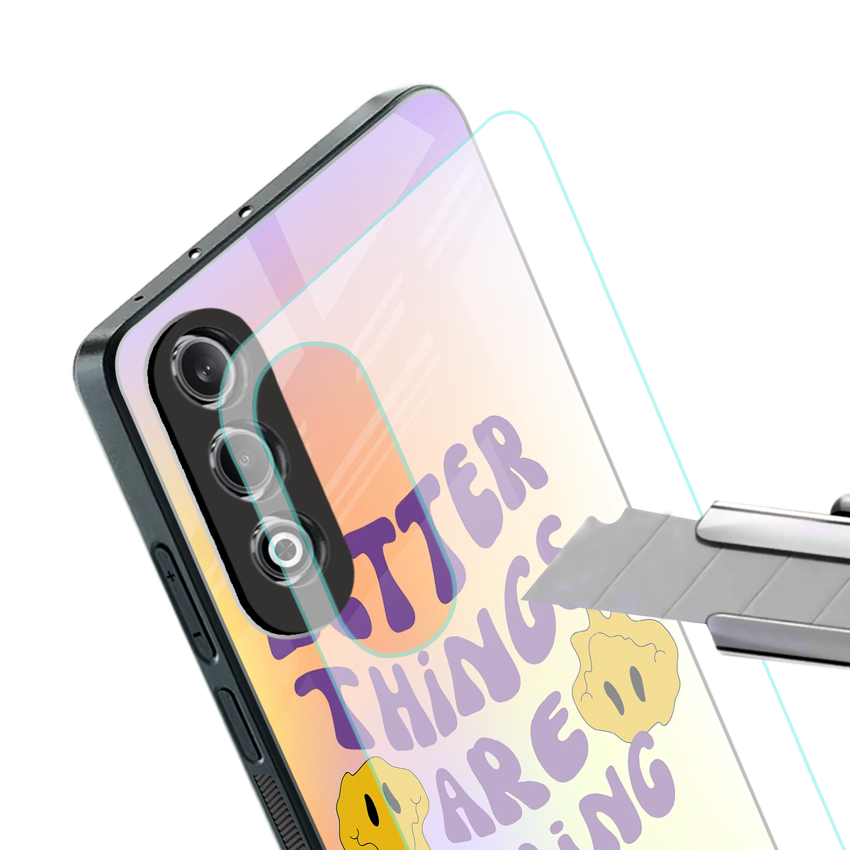 optimism back phone cover | glass case for oneplus nord ce 4