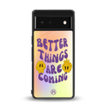 optimism back phone cover | glass case for Google Pixel 6A