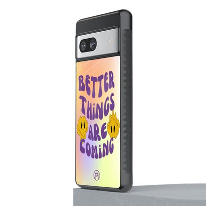 optimism back phone cover | glass case for Google Pixel 7A