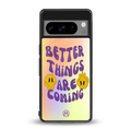 optimism back phone cover | glass case for google pixel 8 pro