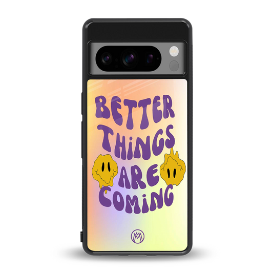 optimism back phone cover | glass case for google pixel 8 pro