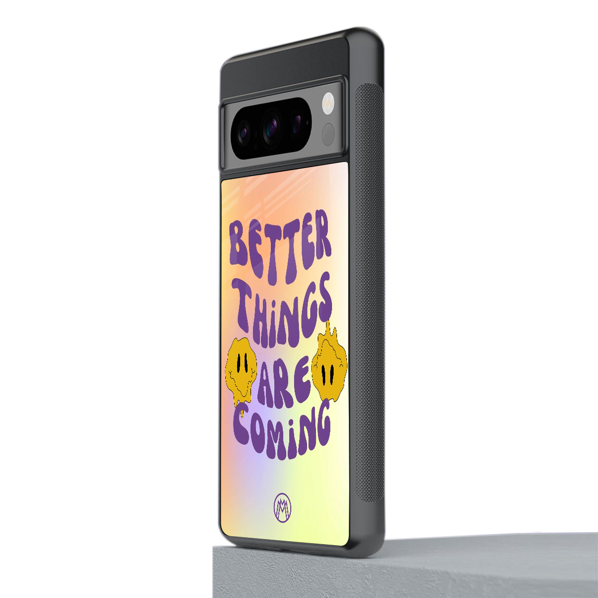 optimism back phone cover | glass case for google pixel 8 pro