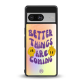optimism back phone cover | glass case for Google Pixel 8