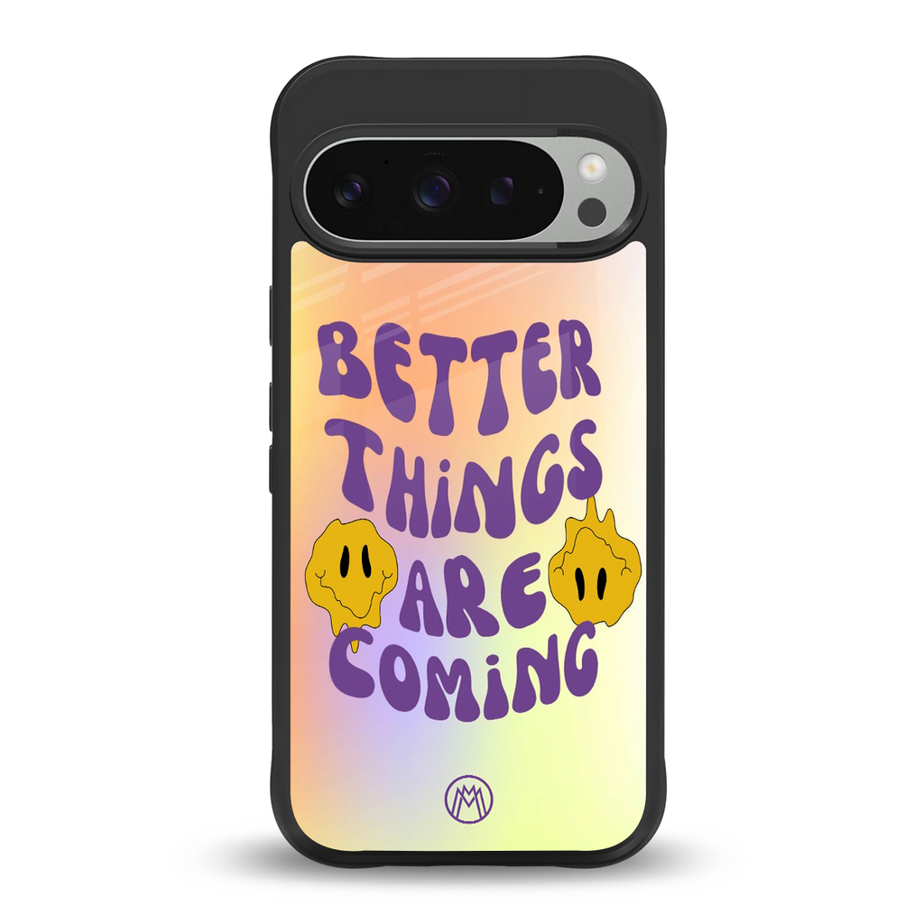 optimism back phone cover | glass case for google pixel 9 pro
