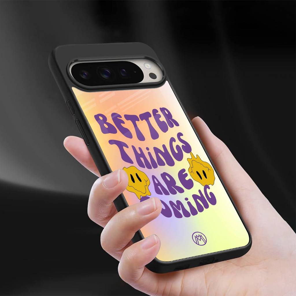 optimism back phone cover | glass case for google pixel 9 pro