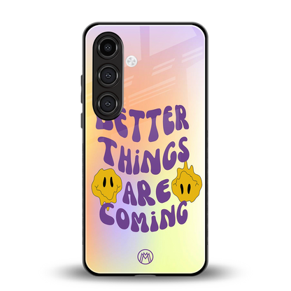 optimism back phone cover | glass case for samsung galaxy s24 fe