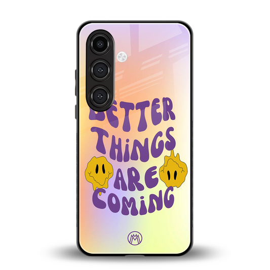 optimism back phone cover | glass case for samsung galaxy s24 plus