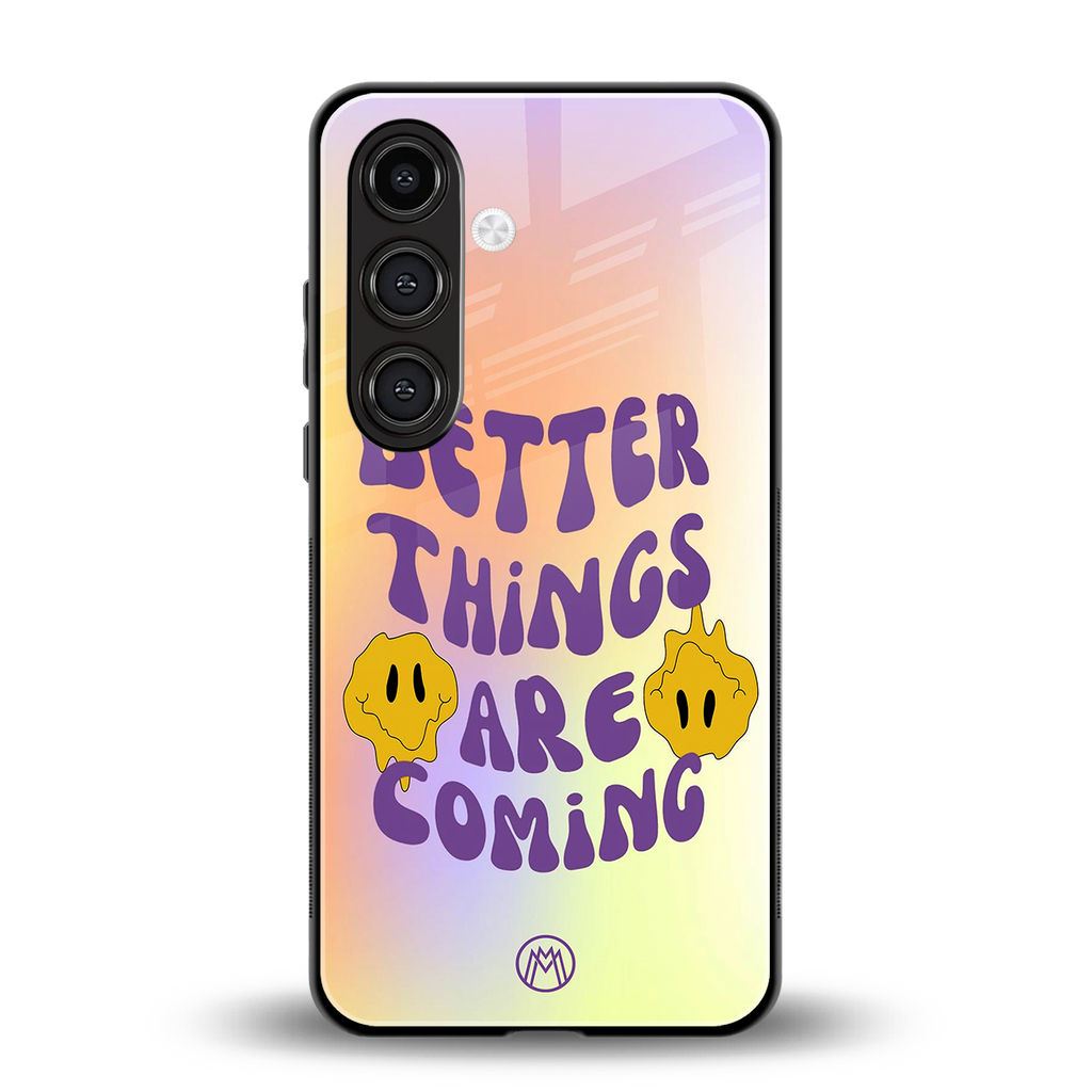 optimism back phone cover | glass case for samsung galaxy s25