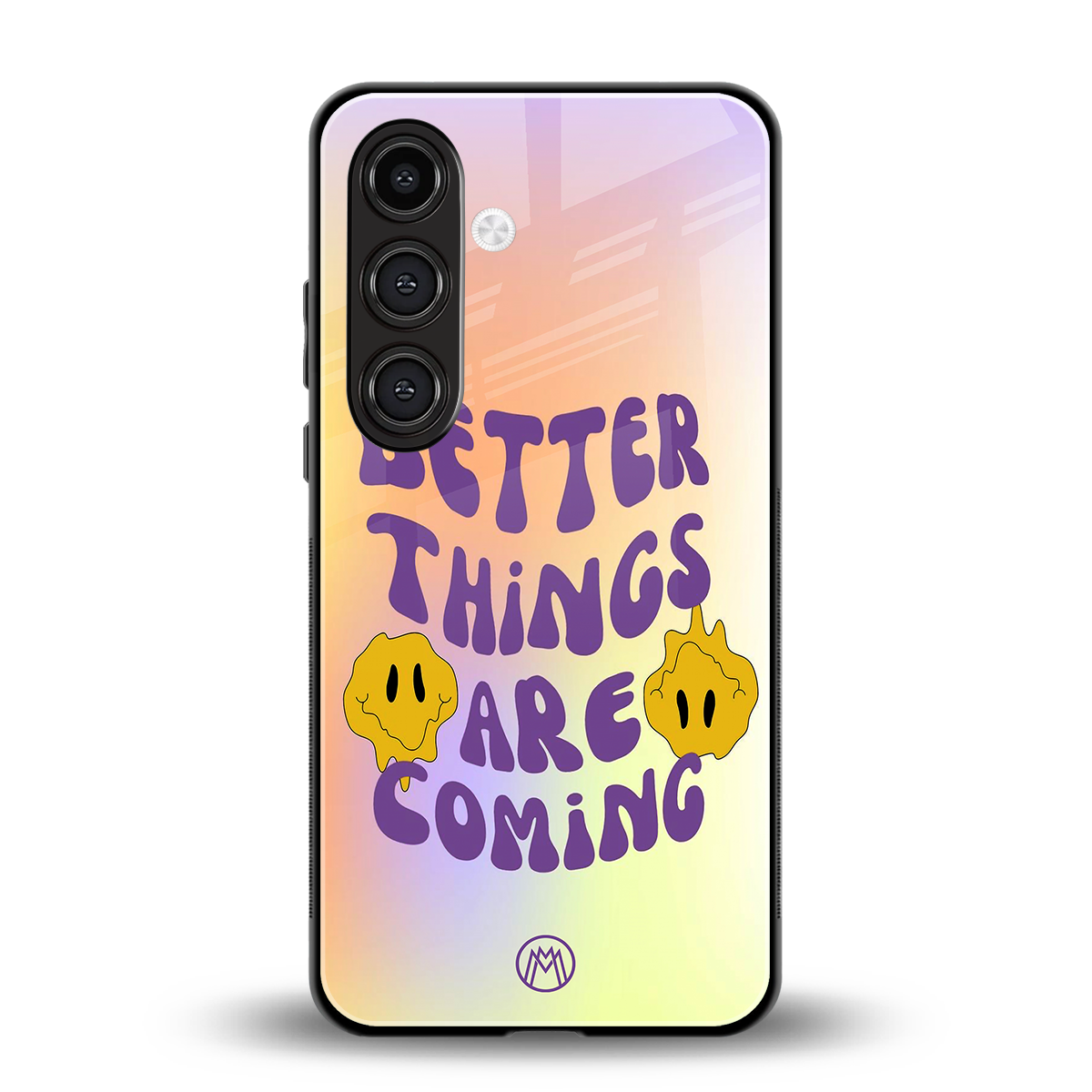 optimism back phone cover | glass case for samsung galaxy s25 plus