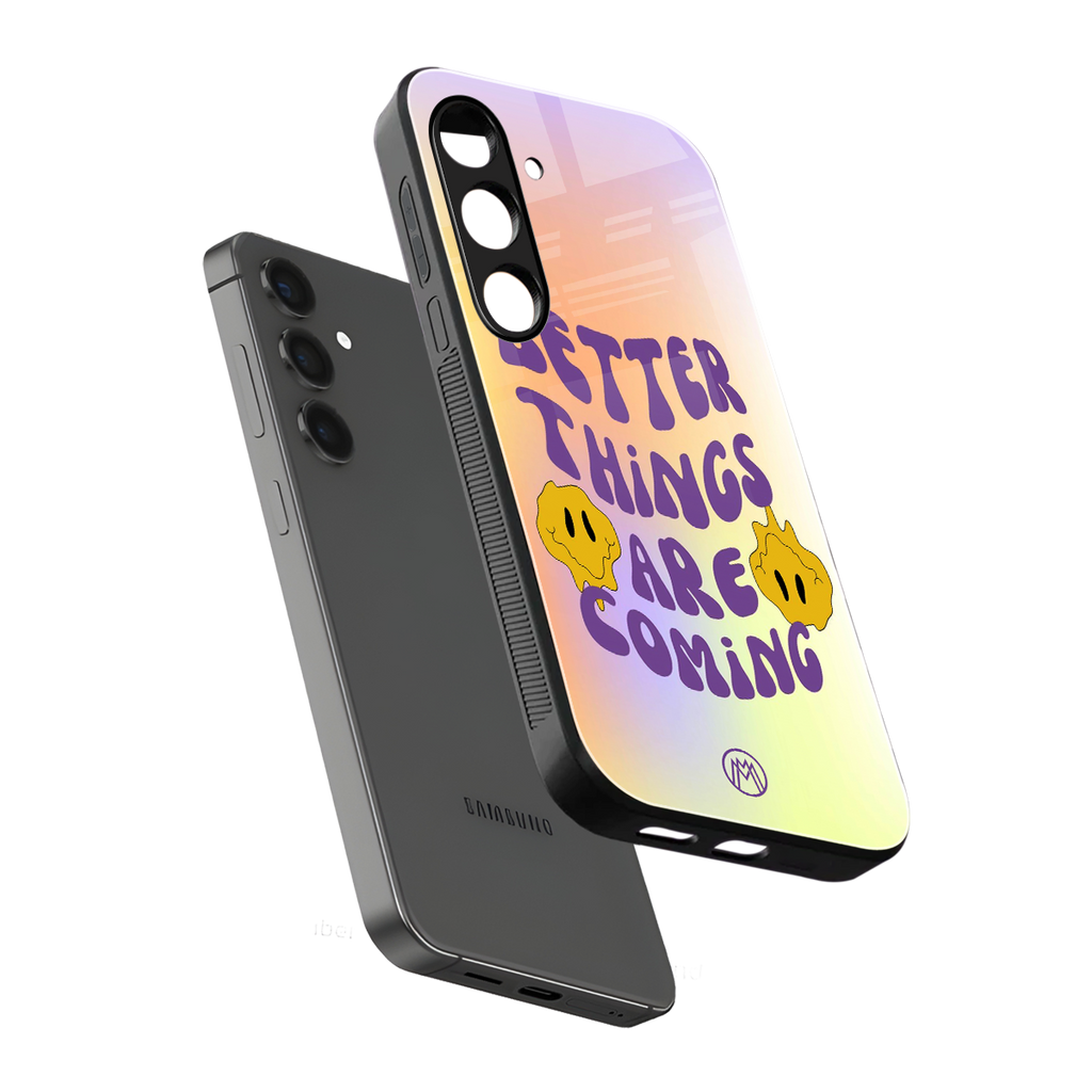 optimism back phone cover | glass case for samsung galaxy s25 plus