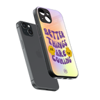 optimism back phone cover | glass case for iphone 15