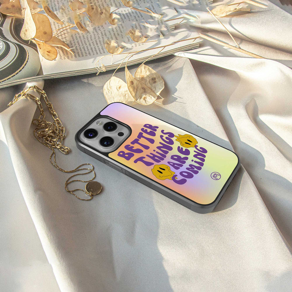 optimism back phone cover | glass case for iphone 14