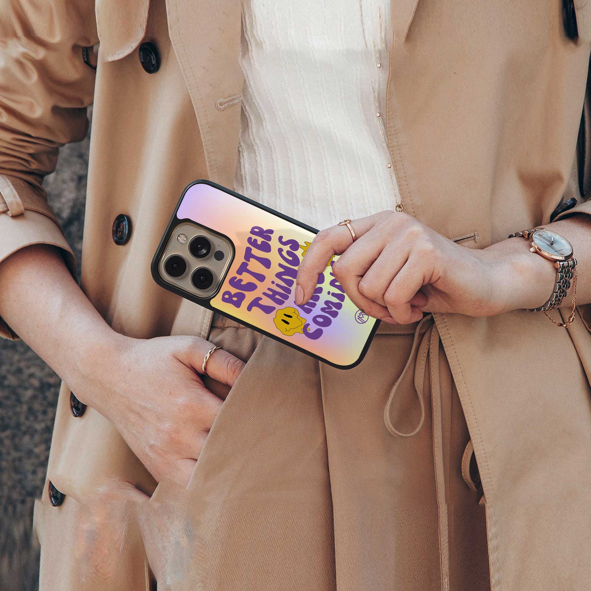 optimism back phone cover | glass case for samsung galaxy s24 plus