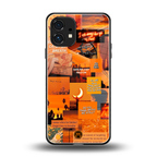 orange aesthetic back phone cover | glass case for nothing phone 1