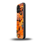 orange aesthetic back phone cover | glass case for nothing phone 2