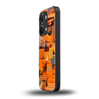 orange aesthetic back phone cover | glass case for oneplus nord 3
