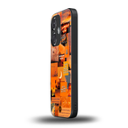 orange aesthetic back phone cover | glass case for oneplus nord ce 3