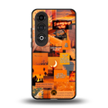 orange aesthetic back phone cover | glass case for oneplus nord ce 4