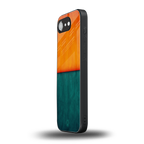 orange green back phone cover | glass case for iphone 16e