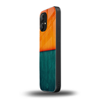 orange green back phone cover | glass case for nothing phone 1
