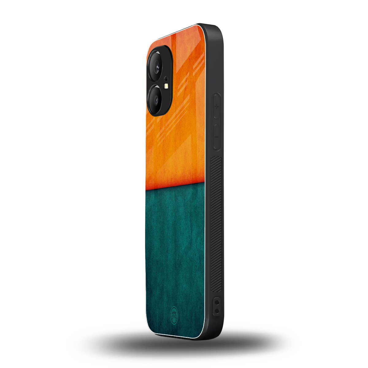 orange green back phone cover | glass case for nothing phone 1