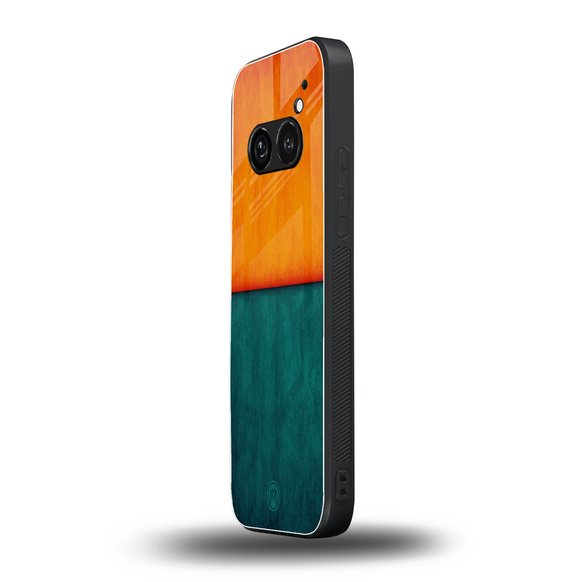 orange green back phone cover | glass case for nothing phone 2a