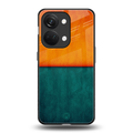 orange green back phone cover | glass case for oneplus nord 3