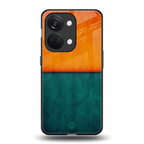 orange green back phone cover | glass case for oneplus nord 3