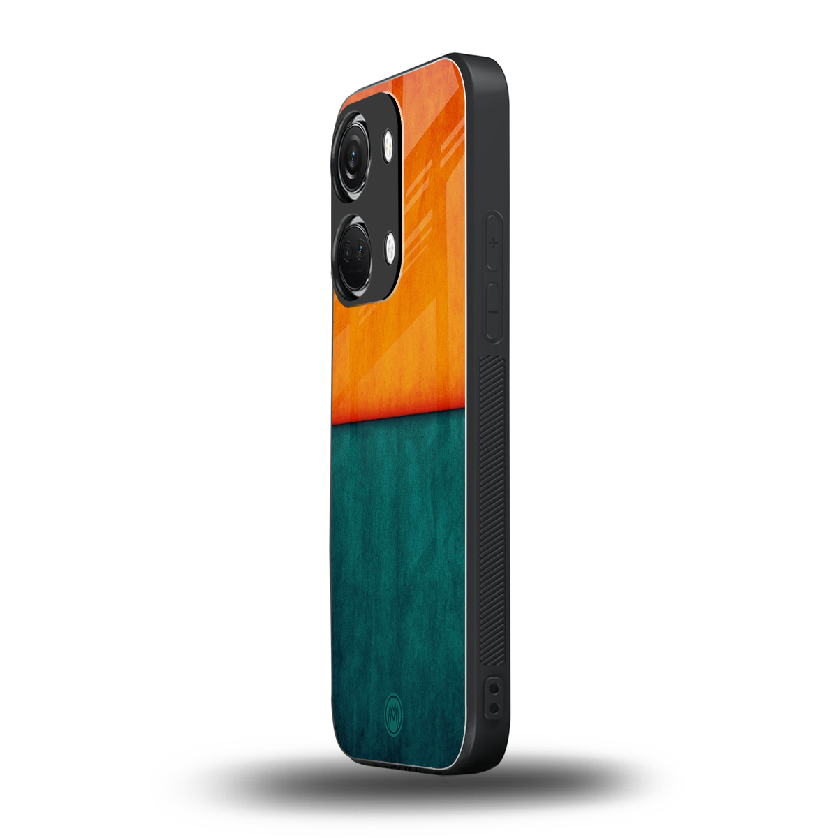 orange green back phone cover | glass case for oneplus nord 3