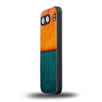 orange green back phone cover | glass case for oneplus nord 4
