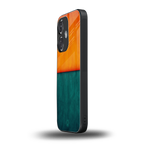 orange green back phone cover | glass case for oneplus nord ce 3