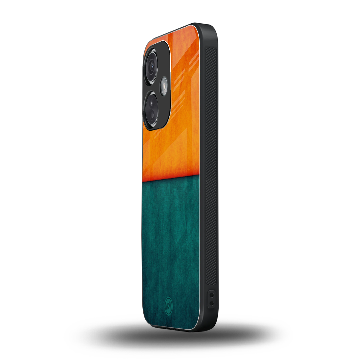 orange green back phone cover | glass case for oneplus nord ce 3