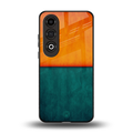 orange green back phone cover | glass case for oneplus nord ce 4
