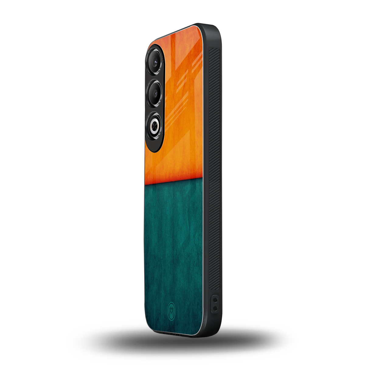 orange green back phone cover | glass case for oneplus nord ce 4